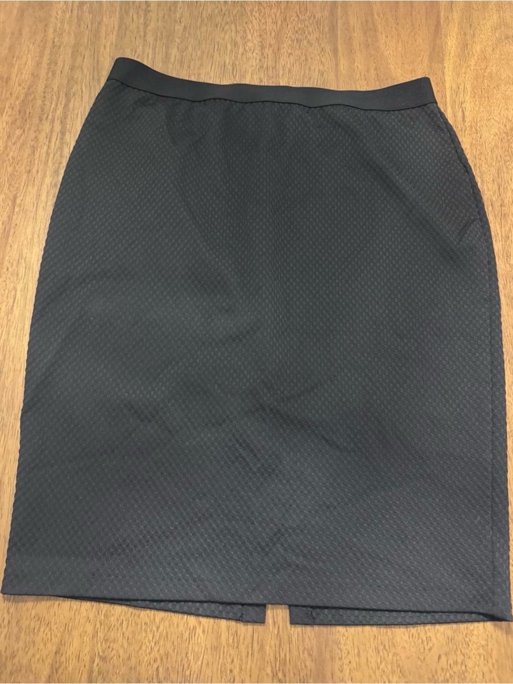 Alfani black textured pencil skirt